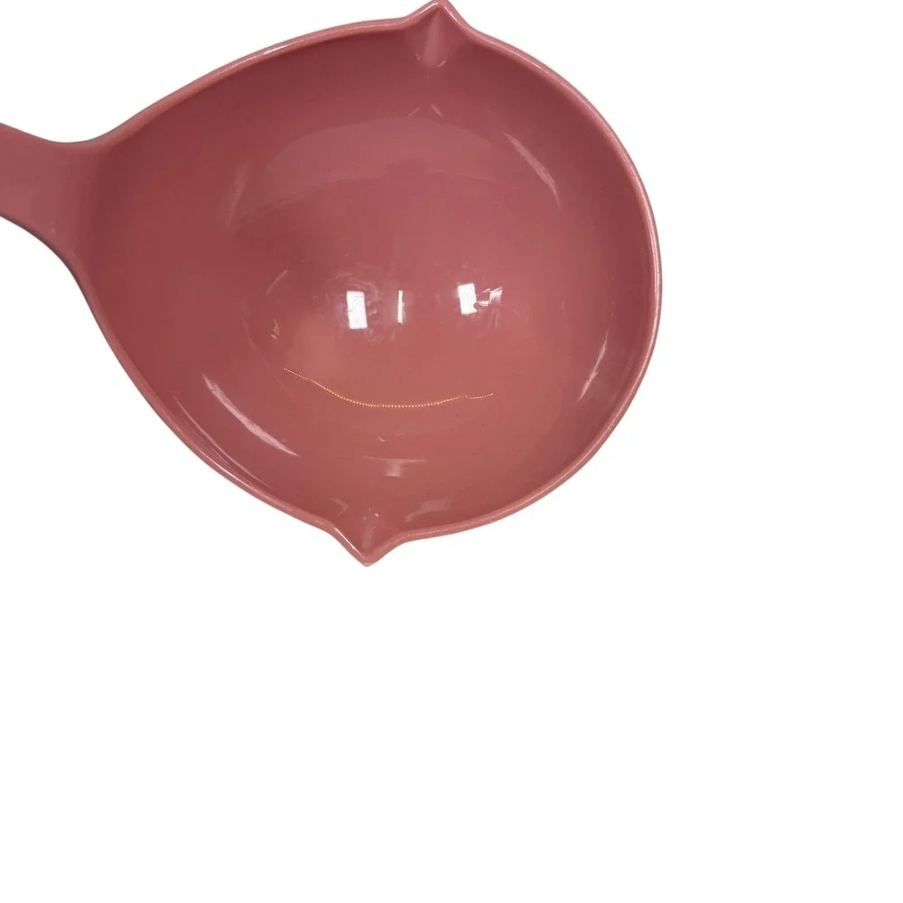 EKCO Vintage 1970s Mauve Pink Nylon Soup Ladle MCM Kitchen Retro Utensil